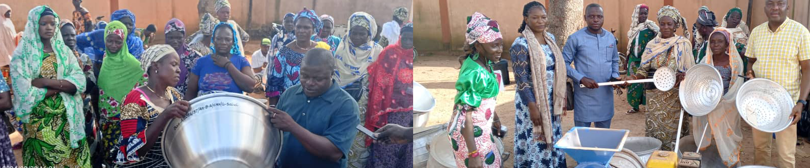 NIKKI/ GUICHET SAHEL : LA MAIRIE AU CHEVET DE 14 GROUPEMENTS DE FEMMES TRANSFORMATRICES DE SOJA EN FROMAGE ET KARITE EN BEURRE